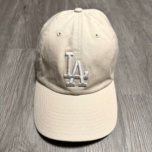 ’47 Los Angeles Dodgers Baseball Hat - Tan